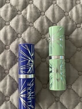 Clinique Metallic Floral Lipstick Duo in Berry and Cranberry